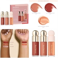 HOT - Fullset Rare Beauty Fresh And Dewy Lip Lipstick Set & Cheek Duo
