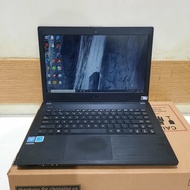 Laptop Asus Pro P2420S, Celeron-N3060, Hd Graphics, Ram 4Gb, HDD 500Gb, Seri Baru, Like New, Lengkap