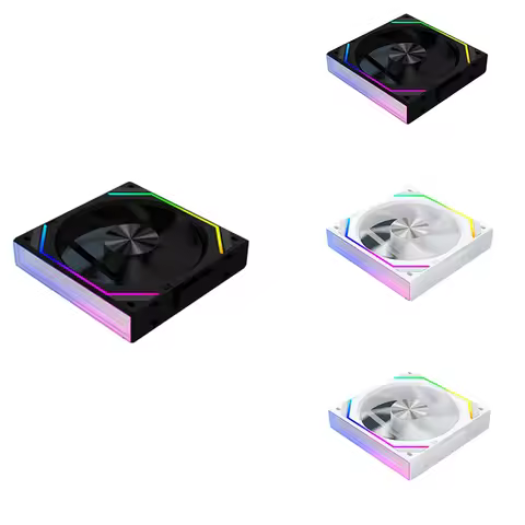 V2RS Case Fan Magic Block Free Splicing 120Mm PC Computer 12V Chassis Fan Lian 3PIN 5V ARGB Divine L