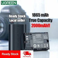 UGREEN LP-E6 LP E6 LPE6 2000mAh Real Capacity for Canon for EOS R R5 R6 5D Mark III 5D mark IV 6D Ma