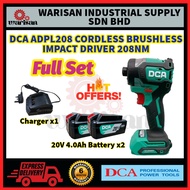 DCA ADPL208 20V BRUSHLESS CORDLESS IMPACT DRIVER