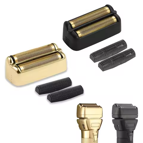 Shaver Replacement Foil and Cutter Fit For BaBylissPRO FXONE Double Foil Stick Shaver, Head Blade fo