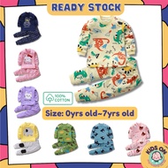 Kids On 🌼 0-7Y Kids Sleepwear Boys Clothes Set Fashion Baby Girls Pyjamas Clothing Long Sleeve Set P