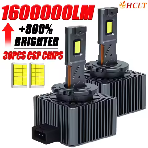 D1S D2S D3S LED Headlight Bulbs Canbus No Error Super Bright D4S D1R D3R D2R D4R D8S UPGRADE CSP Chi