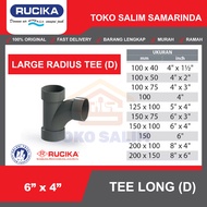 LARGE RADIUS TEE / TY / TY TREE / TLONG 90 6 x 4'' D JIS RUCIKA 90 degrees