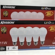 lampu LED krisbow 11 Watt 5 Pcs