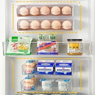 Refrigerator Egg Tray Egg Holder High Capacity Anti-Collision Refrigerator Storage Box Fruit and Vegetable Freezer Kitchen