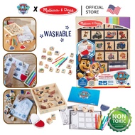 (ของแท้ USA)ชุดแสตมป์พอว์พาโทรล หมึก non-toxic Paw Patrol Wooden Stamps Activity Melissa & Doug มีแผ