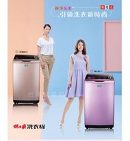 台南家電館-三洋DD直流變頻超音波單槽13公斤洗衣機 【SW-13DVG】13kg~