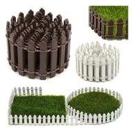 KAYU 90x5cm Miniature Fence Miniature Micro Landscape Diorama Onament Wooden Fence Wooden Fence