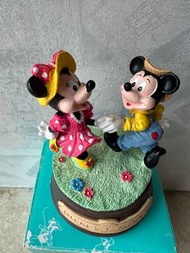 全新 Mickey & Minnie music box 米奇 米妮 音樂盒