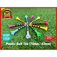 High Quality Zero Friction 5 Prong 70/83mm Plastic/wood Color golf tees