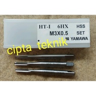 Yamawa Hand Tap M3 x 0.5 - Yamawa Handtap M3x0.5
