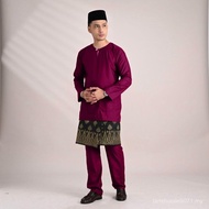 BAJU MELAYU WARISAN TELUK BELANGA COTTON - 3 (WITH SAMPIN)