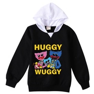 [In Stock] poppy playtime Autumn Outfits Cartoon Cotton Blend Kid's Clothes Pullover Top Girl Anime Hoodies Boys Girls Long-sleeved Casual
