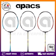 APACS Commander 50 5U 35LBS Max Tension 100%ORIGINAL Blue / Black / Red Racket Badminton Racquet