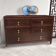 ST True Chest of Drawers New Style Solid Wood Chest of Drawers Ugyen Wood Chest of Six Drawers Bedro