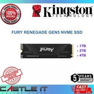 KINGSTON FURY Renegade G5 Gen5 SSD 1TB 2TB 4TB NVMe M.2 PCIe 5.0 (R14200MB/s W14000MB/s) Gaming PS5