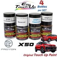 PROTON X50 Original Touch Up Paint - EZY Touch Up Combo Set- Touch Up Paint- Scratch-  Calar Kereta