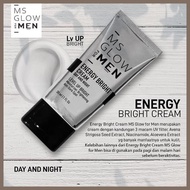 energy bright cream ms glow men (membantu menjaga wajah pria) - bubble