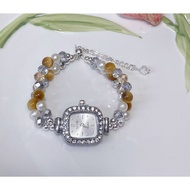Huahua DIY Jewelry Live Streaming Special Auction Natural Crystal Austrian Original Watch