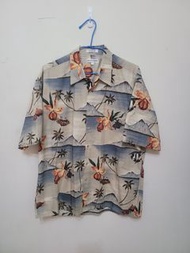 Pierre cardin 皮爾卡登  韓國製 夏威夷襯衫 #23旋轉生日慶