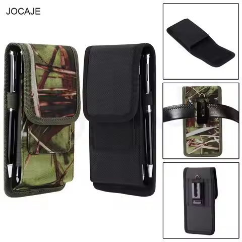 Oxford cloth camouflage Hook Loop Waist Bag For Samsung Galaxy Z Fold 3 phone case belt clip Pouch c