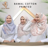 TUDUNG BAWAL COTTON PRINTED FABULOUS