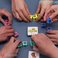 ANEMONE Alphabet Spelling Game, Flash Cards Wooden Letter Spelling Block, Spelling Battle Matching G