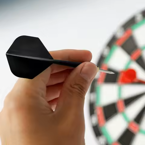 5pcs Dart Flights Shaft Standard Shape Integrated Dart Flights and Shafts 2BA Screw In-one Dart Flig