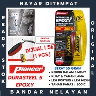 LEM BESI SUPER KUAT TAHAN PANAS 300C EPOXY DURASTEEL 5 MENIT (35GR)-LEM RADIATOR MESIN/ LEM KNALPOT 