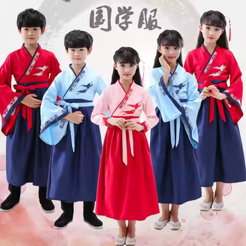 Boys Traditional Chinese Hanfu Ancient Young Noble Costume, Tang Suit Style, Ideal for Children Guox