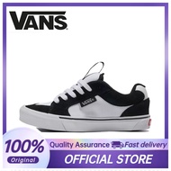 【OFFICAL】Vans Chukka Push Low Top Canvas Canvas Black White Sneakers Unisex VN000CZWBA2