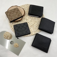 88 Sections ️ Valentine's Day Coach Wallet Short Card Holder Men Brand Gift Guarantee 9095