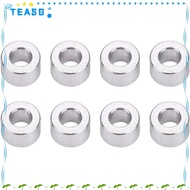 TEASG 8Pcs Damper Spacer Washer, Aluminium Alloy Silver Tone Shock Absorber Spacer, Practical d2.6xD5x2 Grommet Spacer Pads for RC Model Car