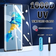 UV ฟิล์มกระจก เต็มจอ Huawei P50 P30 P40 Mate 50 Pro 40 30 20 Plus Nova 11 10 Pro 9 8 Honor Magic 4 5