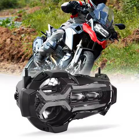 E-Mark Approved LED Headlight for BMW R1200GS 2013-2018 R 1200GS K50 ADV Adventure with Hi-Lo Beam D