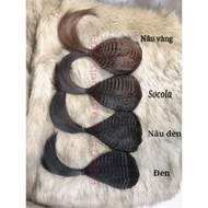 [ hàng hót ] tóc giả nữ mái phồng chân tóc độn phồng mái làm phồng chân tóc ( loại bấm dập xù )