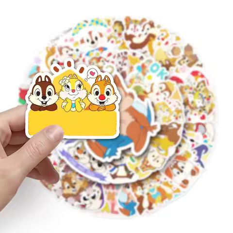 10/30/50pcs Disney Cartoon Chip 'n' Dale Stickers Aesthetic Anime Graffiti Decals DIY Laptop Noteboo