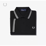 Fred Perry เสื้อโปโลผู้ชาย,เสื้อเชิ้ตแขนสั้นลำลองปักลาย