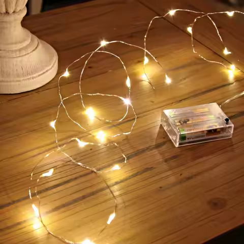 1M-30M 300Led Strings Copper Wire 3XAA Battery Operated Christmas Wedding Party Decoration LED Strin