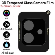Tempered Glass Camera OPPO A3X A3 NFC A5 PRO FRAME Black 3D Lens Protector