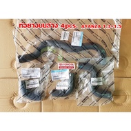 Upper And Lower Rubber Pipe Set Toyota avanza Year 04-12 1.3 +1.5 Genuine 16571-BZ100/16572-BZ260/16