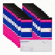 BAZIC Cash Money or Rent Receipt Book, 50 Sets 7 1/2" x 2 3/4" 2-Part Carbonless, White & Canary, Bo