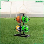 [Hevalxa] Basketball Storage Rack Space Saver Soccer Holder for Football