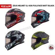 ZEUS HELMET GJ-826 FULLFACE MATT BLACK