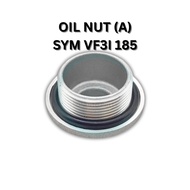 OIL NUT BOLT OIL DRAIN PLUG SKRU MINYAK HITAM SCREW MINYAK HITAM SYM VF3I 185 VF3 I 185 MOTORCYCLE