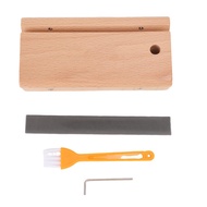 [2TPO] 3 in 1 Fret End Beveling File 3 23 35 Degree Guitar Bass Fret End Dressing File for Rounding 