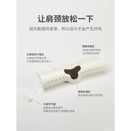 LP-6 New🌹Thailand Latex Cylindrical Cervical Pillow Small round Pillow Neck Protection Special Improve Sleeping Natural