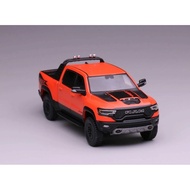Mytopshop 1:64 596 Orange Ram 1500 TRX Pickup Truck Sports Model Diecast Metal Display Car New